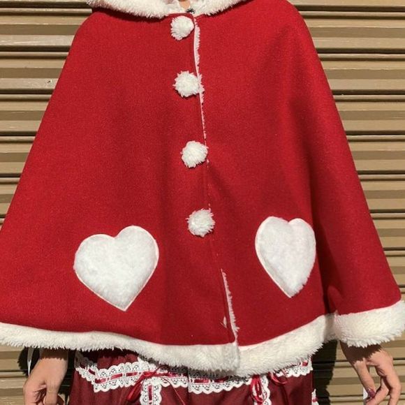 Little Angel Kitty Cat Plush Poncho Cape - Picture 7 of 7